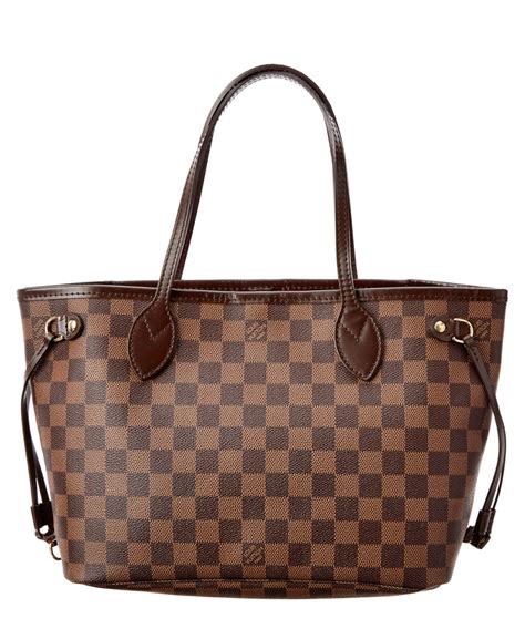 buy new louis vuitton damier ebene canvas neverfull pm|louis vuitton damier ebene original.